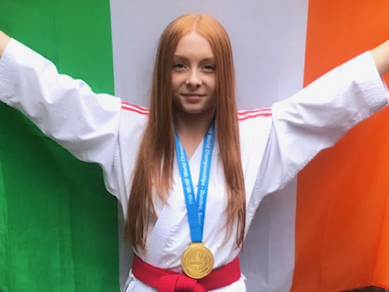 16-year-old Lily Sheeran wins gold for Ireland at WUKF World Karate Championships