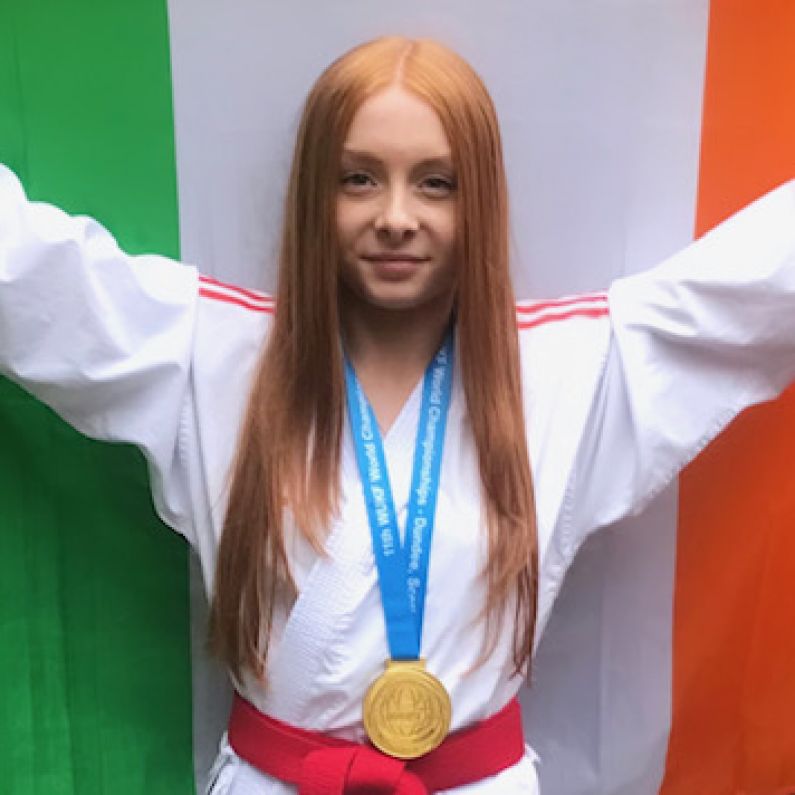 16-year-old Lily Sheeran wins gold for Ireland at WUKF World Karate Championships