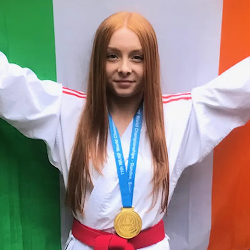 16-year-old Lily Sheeran wins gold for Ireland at WUKF World Karate Championships