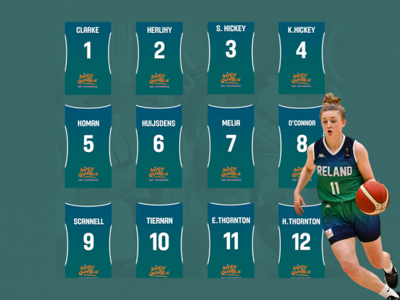 Ireland Squad Finalised For FIBA Women's EuroBasket Qualifier Against Top Ranked France