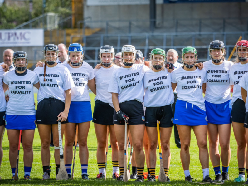 Ladies Football And Camogie Equality Protests Continue