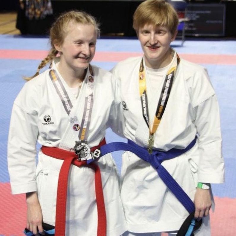 Paratriathlete Twins Win Silver and Gold in Irish Karate Open