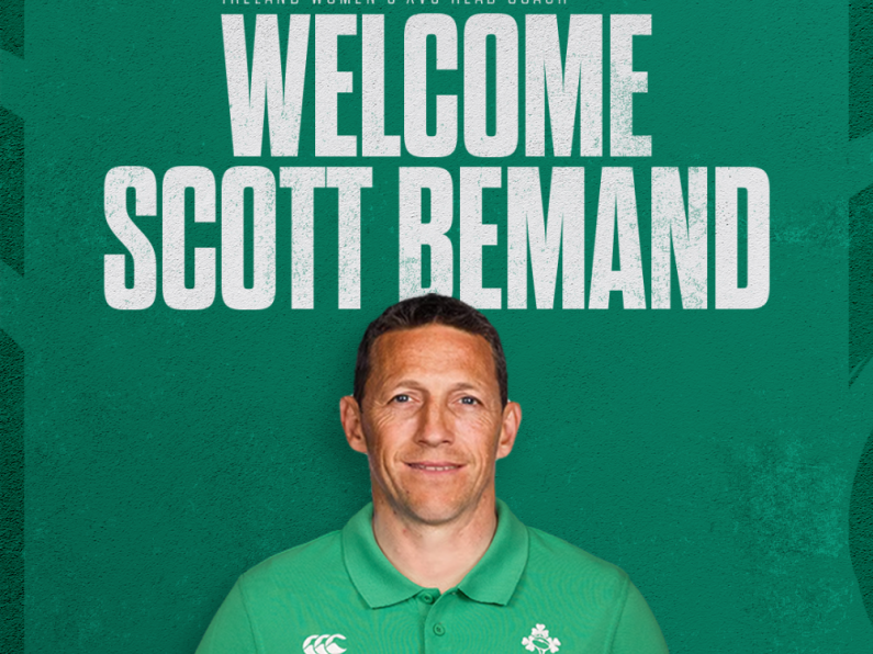 IRFU Names Scott Bemand As Ireland Women's New Head Coach