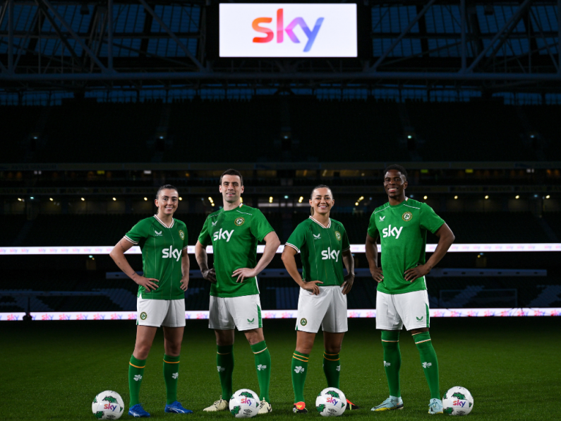 Sky Unveils Sponsorship With Ireland's Women's and Men's Football Teams Until 2028