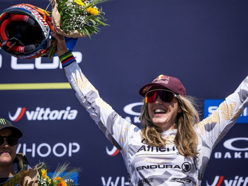 Rachel Atherton Cycles To Victory At UCI Downhill World Cup