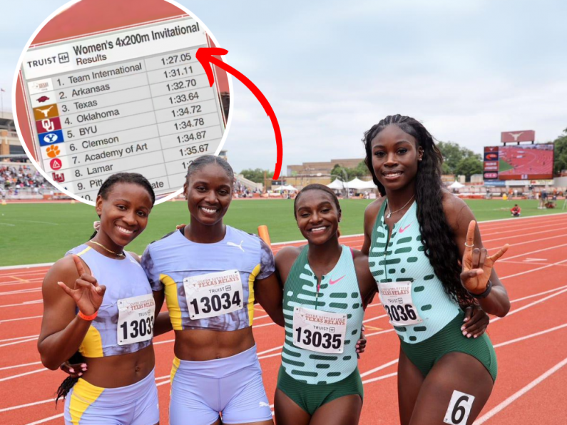 Rhasidat Adeleke Smashed A 4x200M World Record But Here's Why It Didn't Officially Count