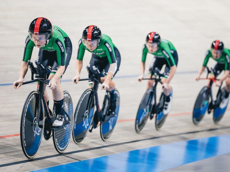 Ireland set new national record to win silver in Women's Team Pursuit at UCI Nations Cup