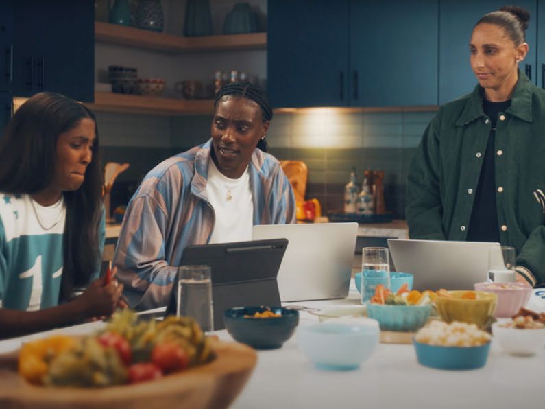 WNBA players cheer wildly for women in business in Deloitte ad