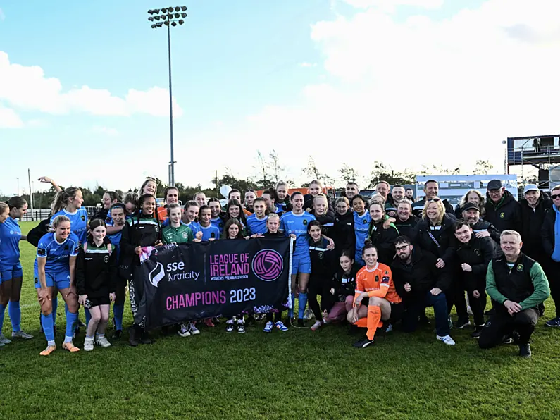 Peamount United win Women's Premier Division with two games left to play