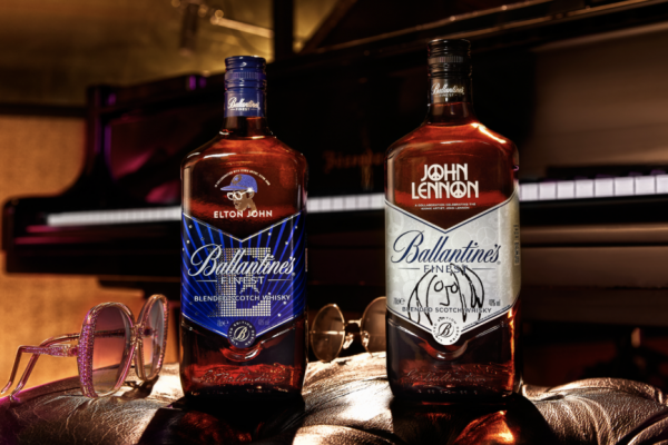 Ballantine’s Whisky Toasts Elton John And John Lennon