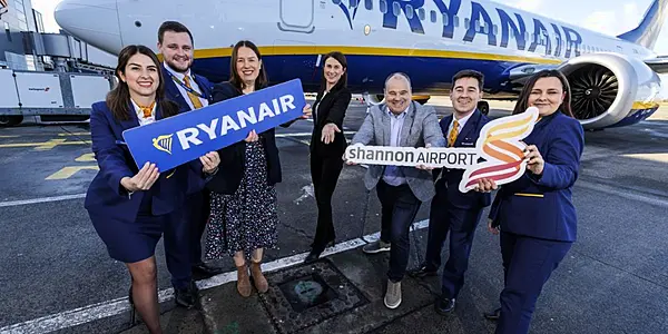 Ryanair Launches Summer 2025 Schedule For Shannon