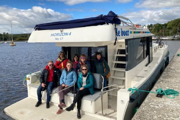 German Travel Journalists Cruise On Shannon