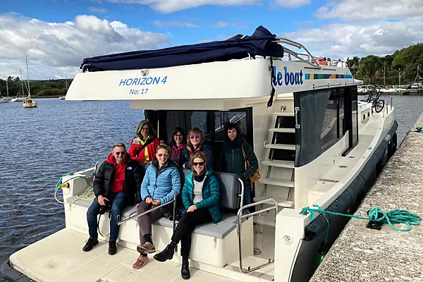 German Travel Journalists Cruise On Shannon