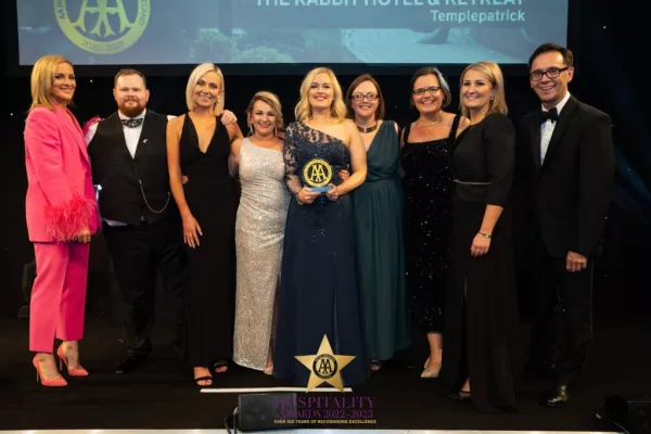 The Rabbit Hotel & Retreat Named AA Hotel Of The Year Northern Ireland 2022