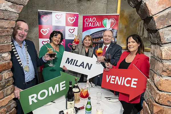 Ryanair Launches New Cork-To-Rome Service