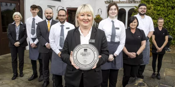 Bushmills Inn Wins Customer Service Award