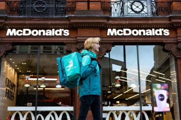 Deliveroo Launches Partnership With McDonald's Ahead Of Christmas