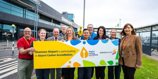 Shannon Airport Awarded Carbon Accreditation Level 2 By ACI