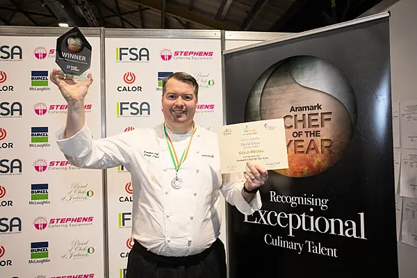 Aramark Ireland Names David Joyce Chef Of The Year