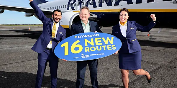 Belfast International Airport Welcomes Launch Of New Ryanair UK Base