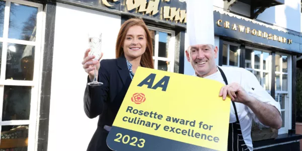 Old Inn Crawfordsburn Gets AA Four-Star Silver Rating And Rosette