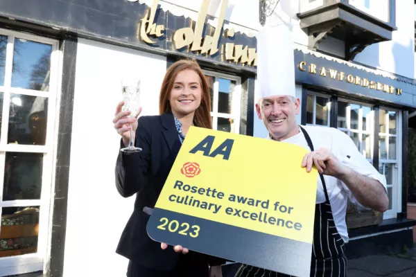 Old Inn Crawfordsburn Gets AA Four-Star Silver Rating And Rosette