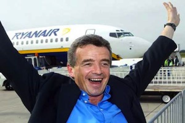 Ryanair Passenger Numbers Up by 28%