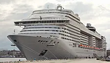 One of the World's Largest Cruise Ships to Visit Dublin Port