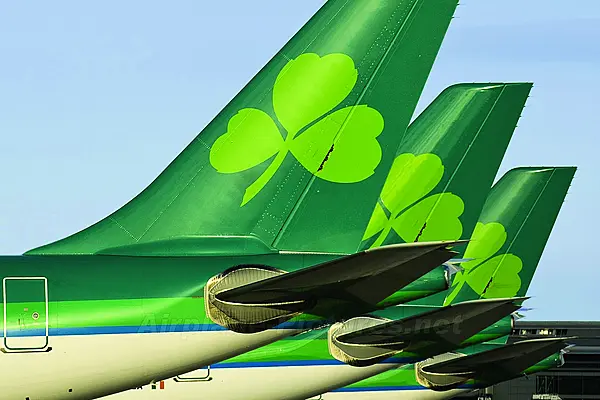 Aer Lingus Passenger Numbers Up for June