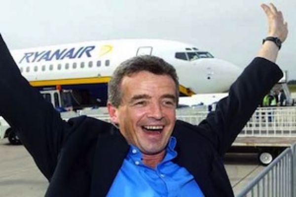 O'Leary's Wealth Soars on Ryanair Charm Offensive