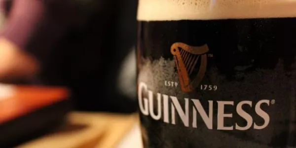 Guinness Sales Up 4% in Ireland, 34.6% On Trade Market Share