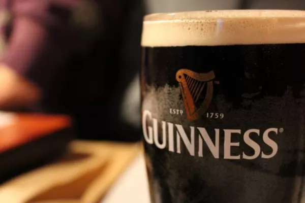 Guinness Sales Up 4% in Ireland, 34.6% On Trade Market Share