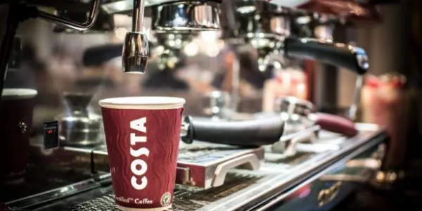 Whitbread Soars as Costa Coffee Owner Defies Consumer Gloom