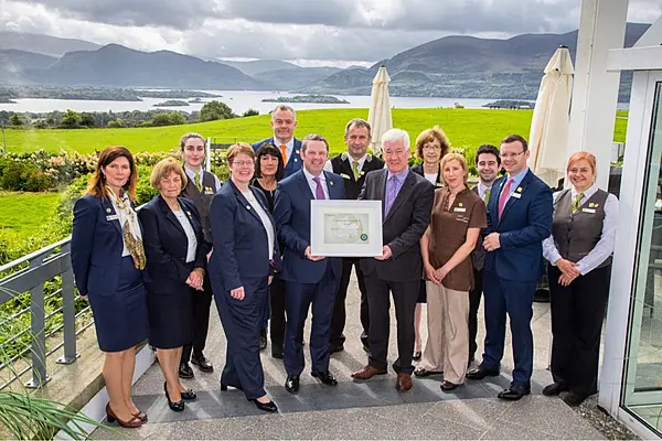 Aghadoe Heights Wins Service Excellence Award