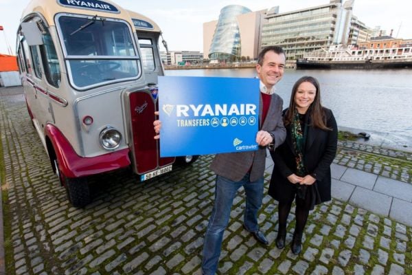 Ryanair Launches New Transfers Service Powered By Cartrawler