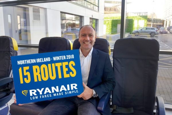 Ryanair Launches Northern Ireland Winter 2018 Schedule