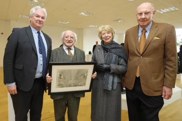 President Higgins Visits EPIC Emigration Museum