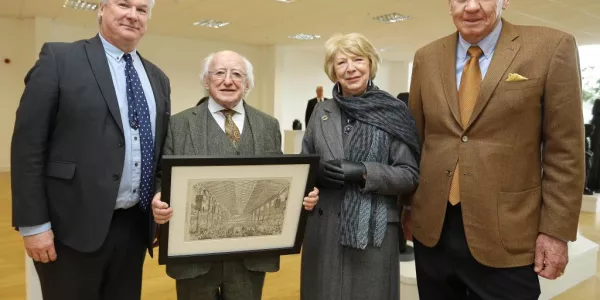 President Higgins Visits EPIC Emigration Museum