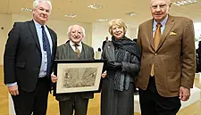 President Higgins Visits EPIC Emigration Museum