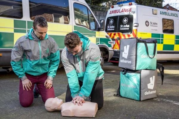Deliveroo Riders Receive Training In First Aid