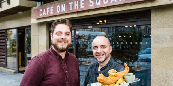 New Café Opens At Belfast's Custom House Square