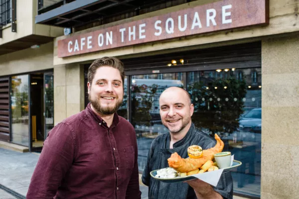 New Café Opens At Belfast's Custom House Square