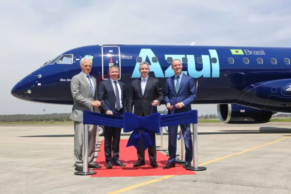 Embraer Delivers New Jet That Boeing May Soon Sell Against Airbus