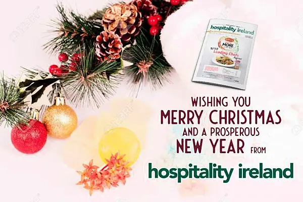 Merry Christmas And A Happy New Year From Everyone At Hospitality Ireland!