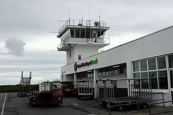 Ireland West Airport Knock Expects 75% Decline In Passenger Numbers This Year