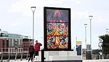 Tourism Ireland's 'Glass Of Thrones' Windows Go On Permanent Display In Belfast