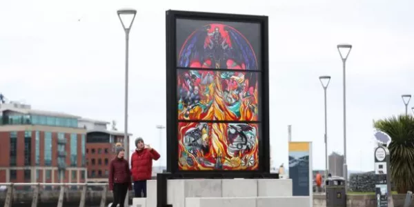 Tourism Ireland's 'Glass Of Thrones' Windows Go On Permanent Display In Belfast