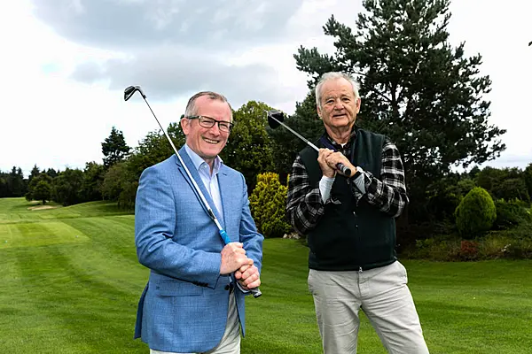 Actor Bill Murray Helps Showcase Irish Golf Courses