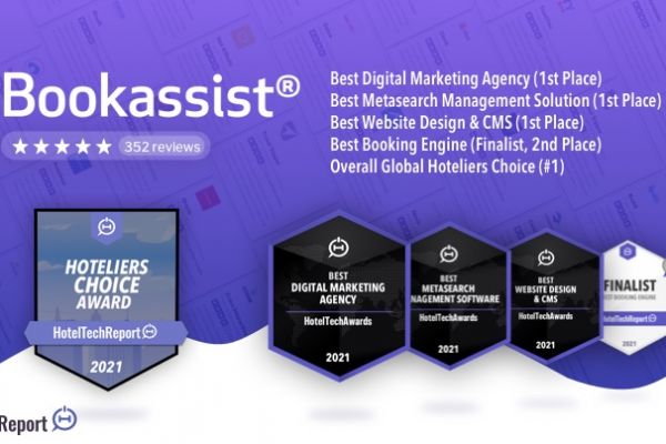 Dublin Based Hotel Software Firm Bookassist Wins Several Awards In The 2021 HotelTechAwards