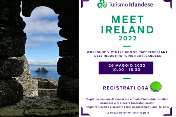 Tourism Ireland Hosts Virtual 'Meet Ireland 2022' Event